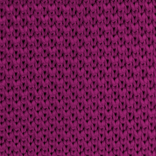 Berry Pink Knitted Bow Tie