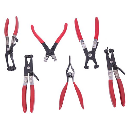 9pcs Hose Clamp Pliers Flexible Wire Long Reach Plier Set