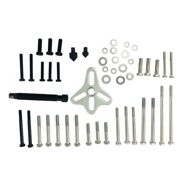 46pcs Bearing Puller Harmonic Balancer Steering Wheel Removal Set