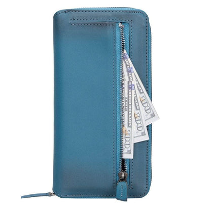 Detachable Leather Zipper Wallet Cases for Apple iPhone 13 Series