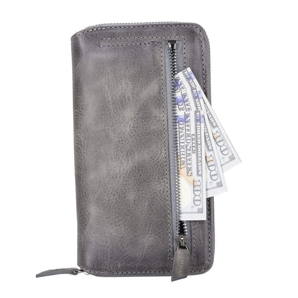 Detachable Leather Zipper Wallet Cases for Apple iPhone 13 Series