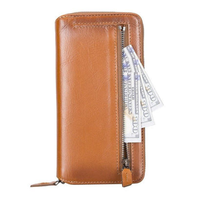 Detachable Leather Zipper Wallet Cases for Apple iPhone 13 Series