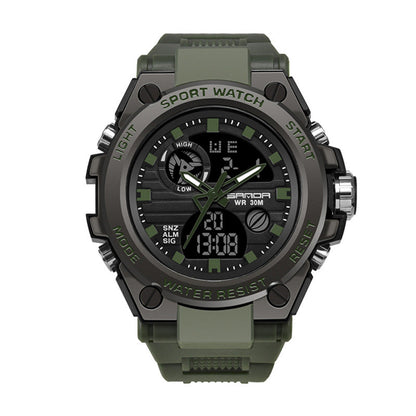 Outdoor Sports Dual Display Movement Electronic Watch