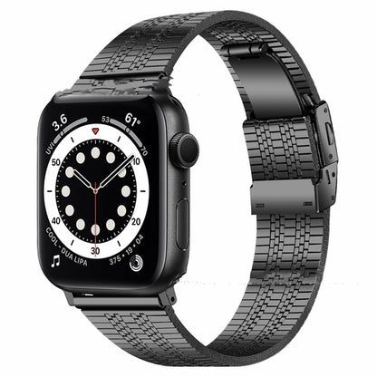 General High-grade Five-bead Back Buckle Steel Watch Belt