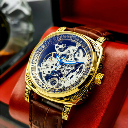 Men's Double-sided Tourbillon Mechanical Watch Luminous