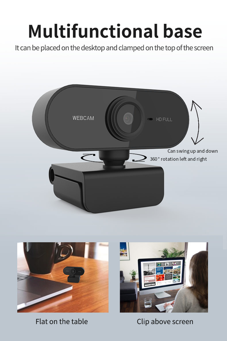 Webcam 1080P Full HD Web Camera With Microphone