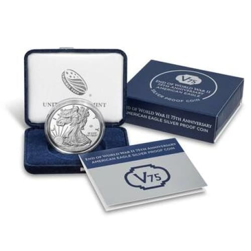 End of World War II 75th Anniversary American Eagle Silver Proof Coin