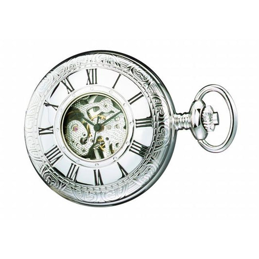 Charles-Hubert- Paris Brass Mechanical Hunter Case Pocket Watch